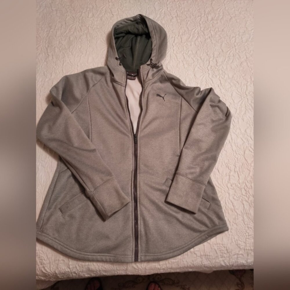 Puma zip up hoodie sweatshirt